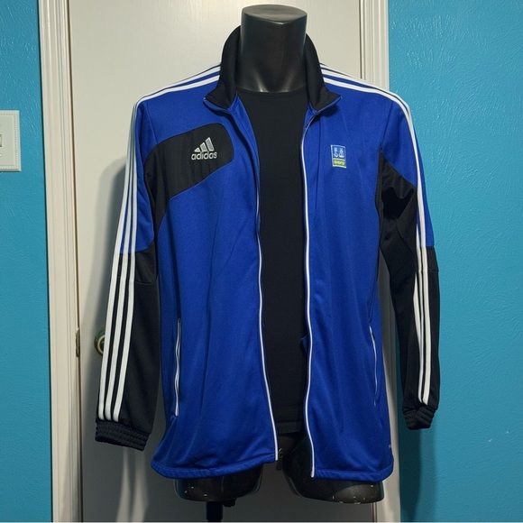 adidas Other - Adidas ClimaCool Cobalt Blue and Black Training Jacket Full Zip size XL NWT
